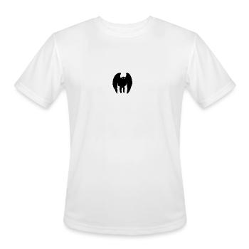 Mothman - Men's Moisture Wicking Performance T-Shirt - white - Front - Jackson (183cm)