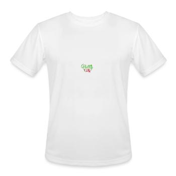 Holly Jolly - Men's Moisture Wicking Performance T-Shirt - white - Front - Jackson (183cm)