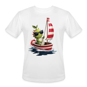 Fruit Boating Dragon Fruit - Men's Moisture Wicking Performance T-Shirt - white - Front - Jackson (183cm)