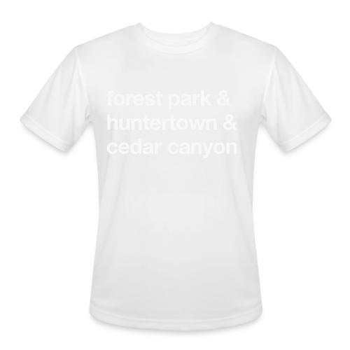1 Church 3 Locations - Men's Moisture Wicking Performance T-Shirt