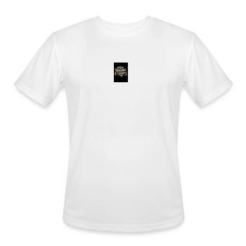 Motivational & Comfy Tee - Men's Moisture Wicking Performance T-Shirt - white - Front - Jackson (183cm)