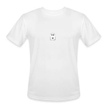 Ghost - Men's Moisture Wicking Performance T-Shirt - white - Front - Jackson (183cm)
