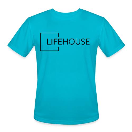 LH Logo Black - Men's Moisture Wicking Performance T-Shirt