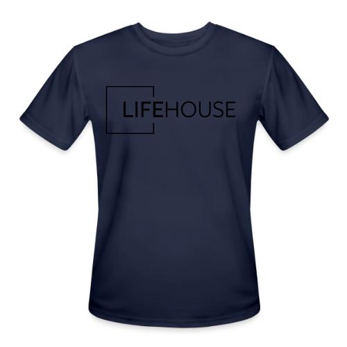 LH Logo Black - Men's Moisture Wicking Performance T-Shirt