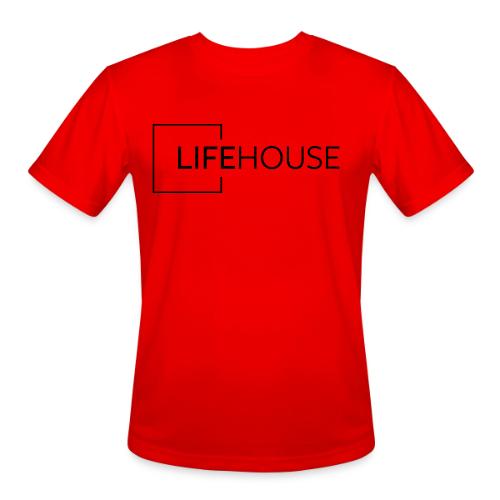 LH Logo Black - Men's Moisture Wicking Performance T-Shirt