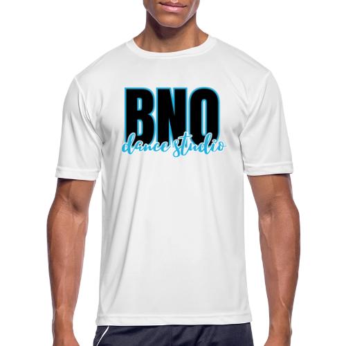BNO black & blue logo - Men's Moisture Wicking Performance T-Shirt
