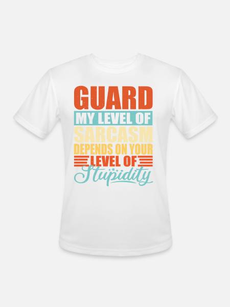 Guard sarcasm Guard - Men's Moisture Wicking Performance T-Shirt -