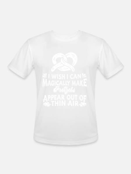 Pretzel - Men's Moisture Wicking Performance T-Shirt - white