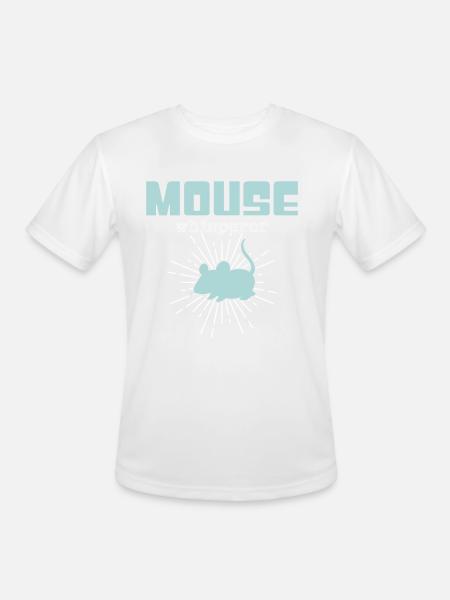mouse whisperer - Men's Moisture Wicking Performance T-Shirt - white
