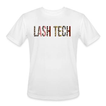 Lash Tech - Men's Moisture Wicking Performance T-Shirt - white - Front - Jackson (183cm)