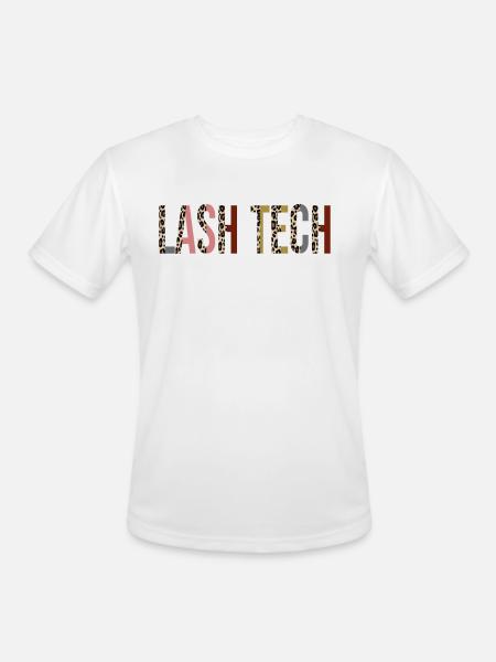 Lash Tech - Men's Moisture Wicking Performance T-Shirt - white