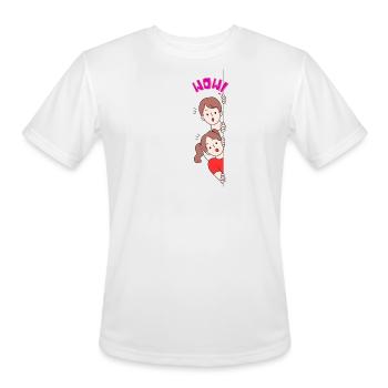 The best surprise shirt - Men's Moisture Wicking Performance T-Shirt - white - Front - Jackson (183cm)