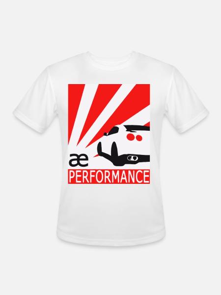 ae performance - Men's Moisture Wicking Performance T-Shirt - white