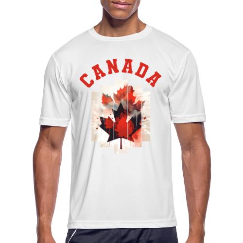 Heart of Canada Art - Men's Moisture Wicking Performance T-Shirt
