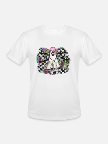 Boo - Men's Moisture Wicking Performance T-Shirt - white