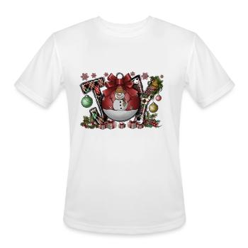 Joy - Men's Moisture Wicking Performance T-Shirt - white - Front - Jackson (183cm)