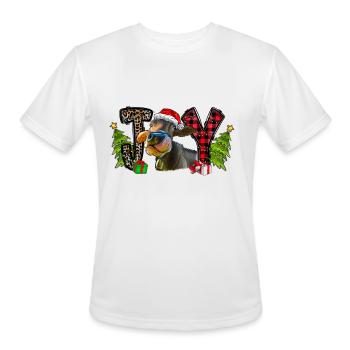 Joy Cow - Men's Moisture Wicking Performance T-Shirt - white - Front - Jackson (183cm)