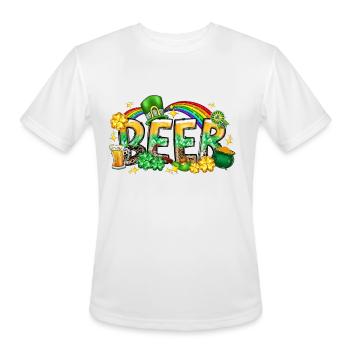 Beer - Men's Moisture Wicking Performance T-Shirt - white - Front - Jackson (183cm)