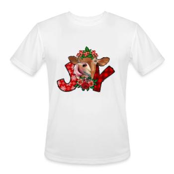 Joy - Men's Moisture Wicking Performance T-Shirt - white - Front - Jackson (183cm)