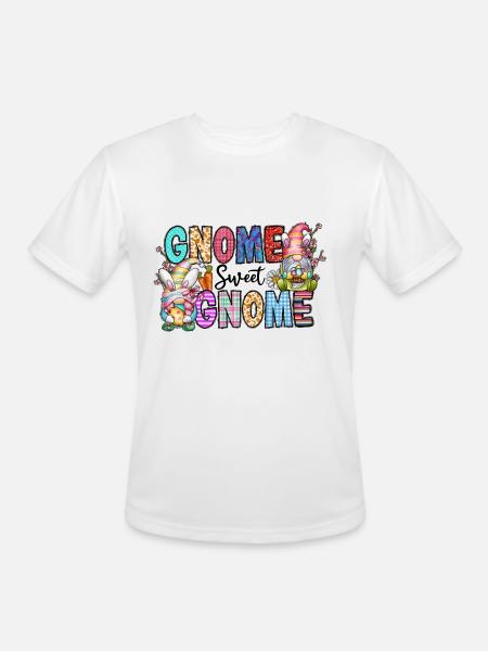 Gnome Sweet Gnome - Men's Moisture Wicking Performance T-Shirt - white
