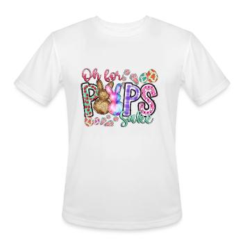 Oh For Poops Sake - Men's Moisture Wicking Performance T-Shirt - white - Front - Jackson (183cm)