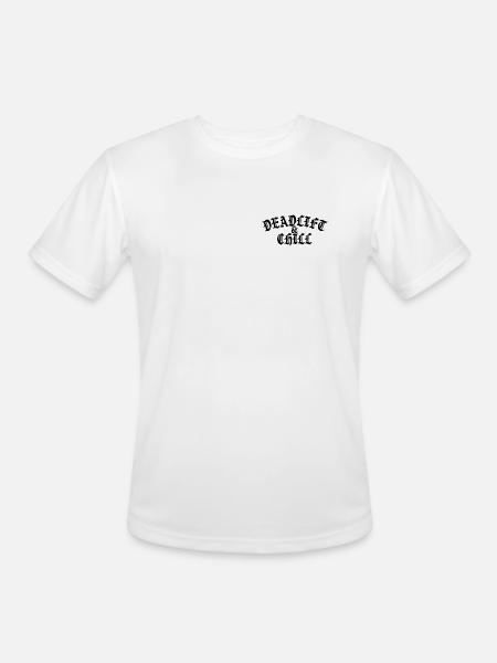 Deadlift and Chill - Men's Moisture Wicking Performance T-Shirt - white