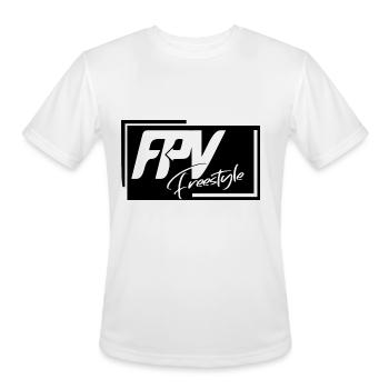 Drone Pilot - Men's Moisture Wicking Performance T-Shirt - white - Front - Jackson (183cm)