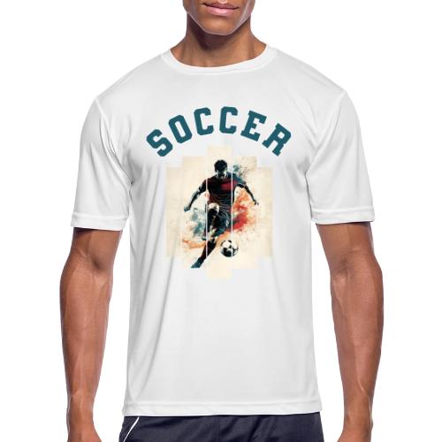 Soccer Mode On - Men's Moisture Wicking Performance T-Shirt
