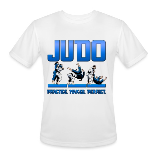 Judo Shirt Female Practice Makes Perfect - Men's Moisture Wicking Performance T-Shirt