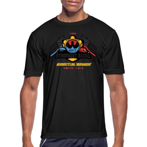 Strongest Badge 1 - Men's Moisture Wicking Performance T-Shirt