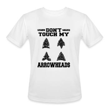 arrowheads - Men's Moisture Wicking Performance T-Shirt - white - Front - Jackson (183cm)