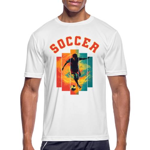 Soccer Heartbeat - Men's Moisture Wicking Performance T-Shirt