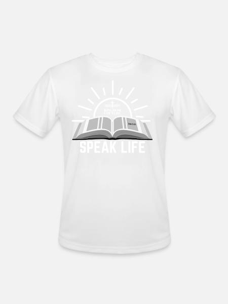 Speak Life - Men's Moisture Wicking Performance T-Shirt -