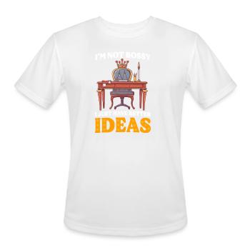 Supervisor I'm Not Bossy, I Just Have Better Ideas - Men's Moisture Wicking Performance T-Shirt - white - Front - Jackson (183cm)