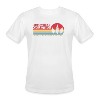 Arrowhead Collecting more than a Hobby Arrowhead - Men's Moisture Wicking Performance T-Shirt - white - Front - Jackson (183cm)
