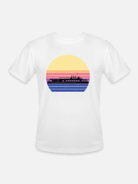 Ferry - Men's Moisture Wicking Performance T-Shirt - white