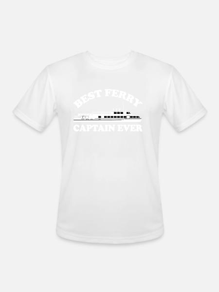 Best Ferry Captain Ever - Men's Moisture Wicking Performance T-Shirt - white