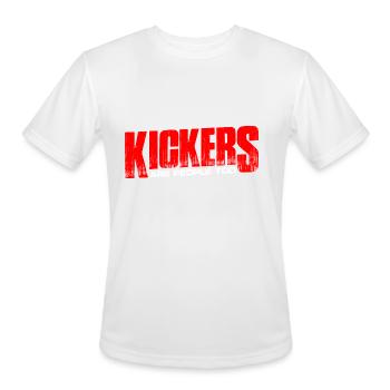 Kickers Are People Too 17 - Men's Moisture Wicking Performance T-Shirt - white - Front - Jackson (183cm)