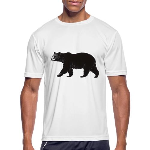 Midnight Black Bear - Men's Moisture Wicking Performance T-Shirt