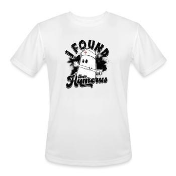 I found this humerus - nurse - Men's Moisture Wicking Performance T-Shirt - white - Front - Jackson (183cm)