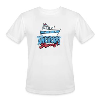 Anchors away! - Cruise - Men's Moisture Wicking Performance T-Shirt - white - Front - Jackson (183cm)