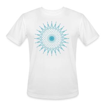 Mandala Mantra Hinduism Buddhism - Men's Moisture Wicking Performance T-Shirt - white - Front - Jackson (183cm)