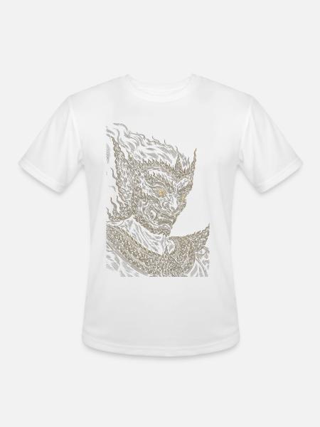 Ornate Dragon Guardian - Men's Moisture Wicking Performance T-Shirt - white