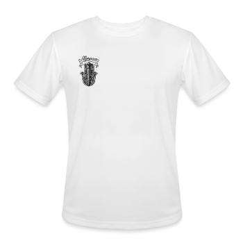 Morocco Heritage Hamsa Dagger Vintage Design - Men's Moisture Wicking Performance T-Shirt - white - Front - Jackson (183cm)