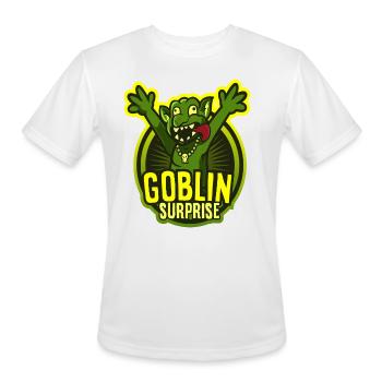 SURPRISED GOBLIN - Men's Moisture Wicking Performance T-Shirt - white - Front - Jackson (183cm)