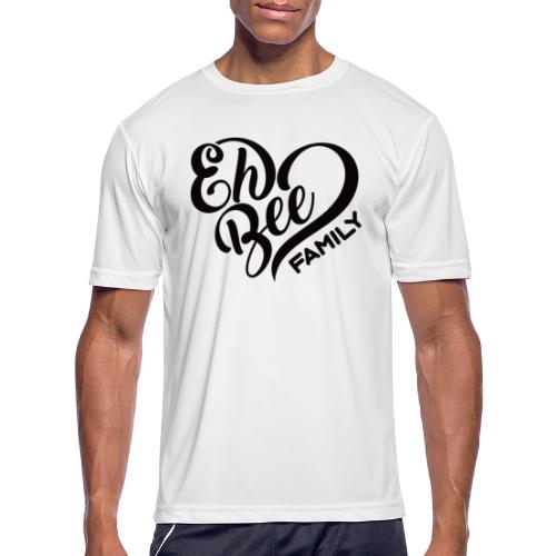 EhBeeBlackLRG - Men's Moisture Wicking Performance T-Shirt
