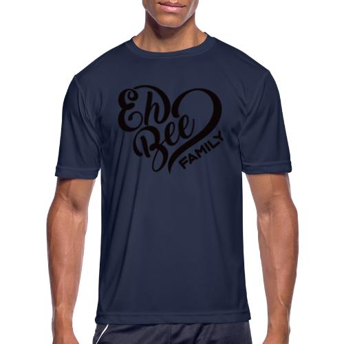 EhBeeBlackLRG - Men's Moisture Wicking Performance T-Shirt