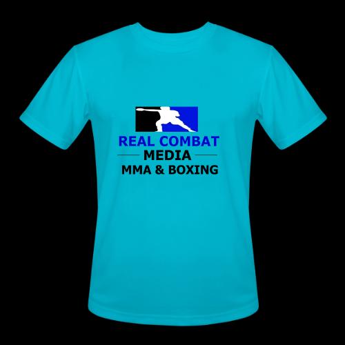 RCM MMA & BOXING Blue Logo - Men's Moisture Wicking Performance T-Shirt