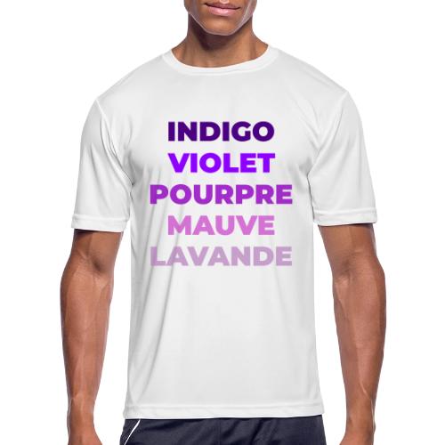 Shades of purple - Men's Moisture Wicking Performance T-Shirt