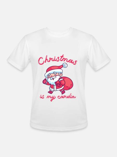 Christmas Is My Cardio - Men's Moisture Wicking Performance T-Shirt -